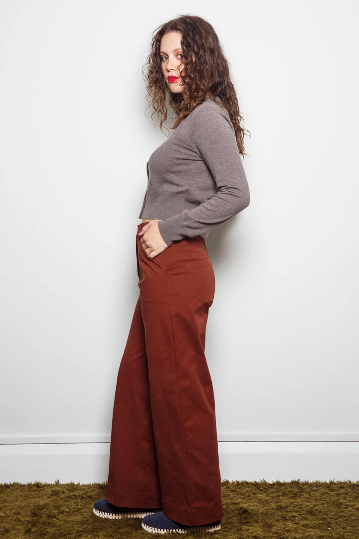Dalston Sandy Pant - Rust