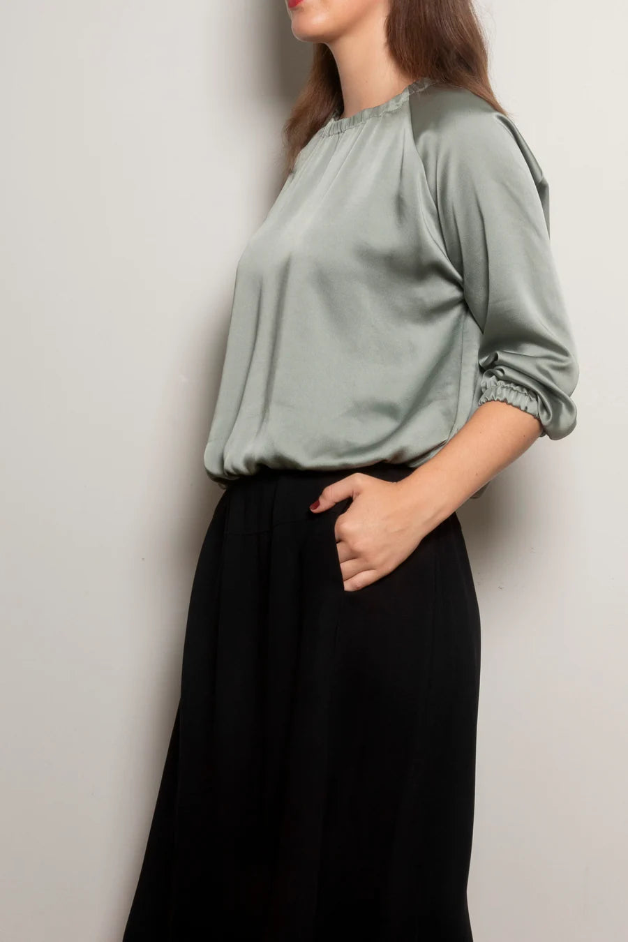Dalston Noa Skirt - Jet Crepe