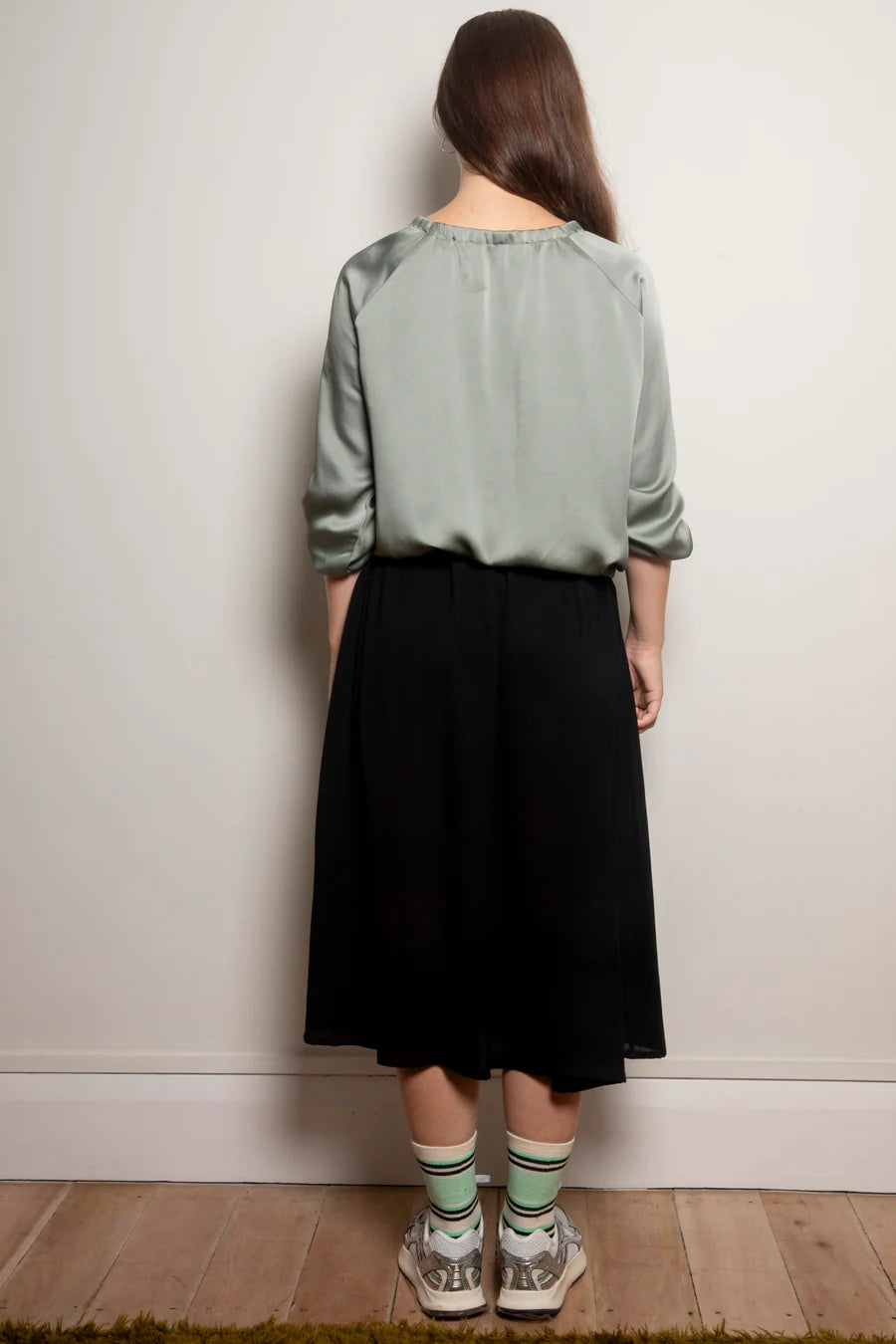 Dalston Noa Skirt - Jet Crepe