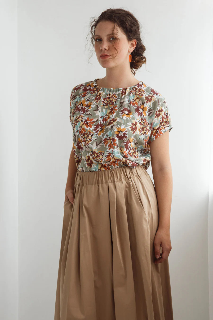 Dalston Sapphire Skirt - Sand