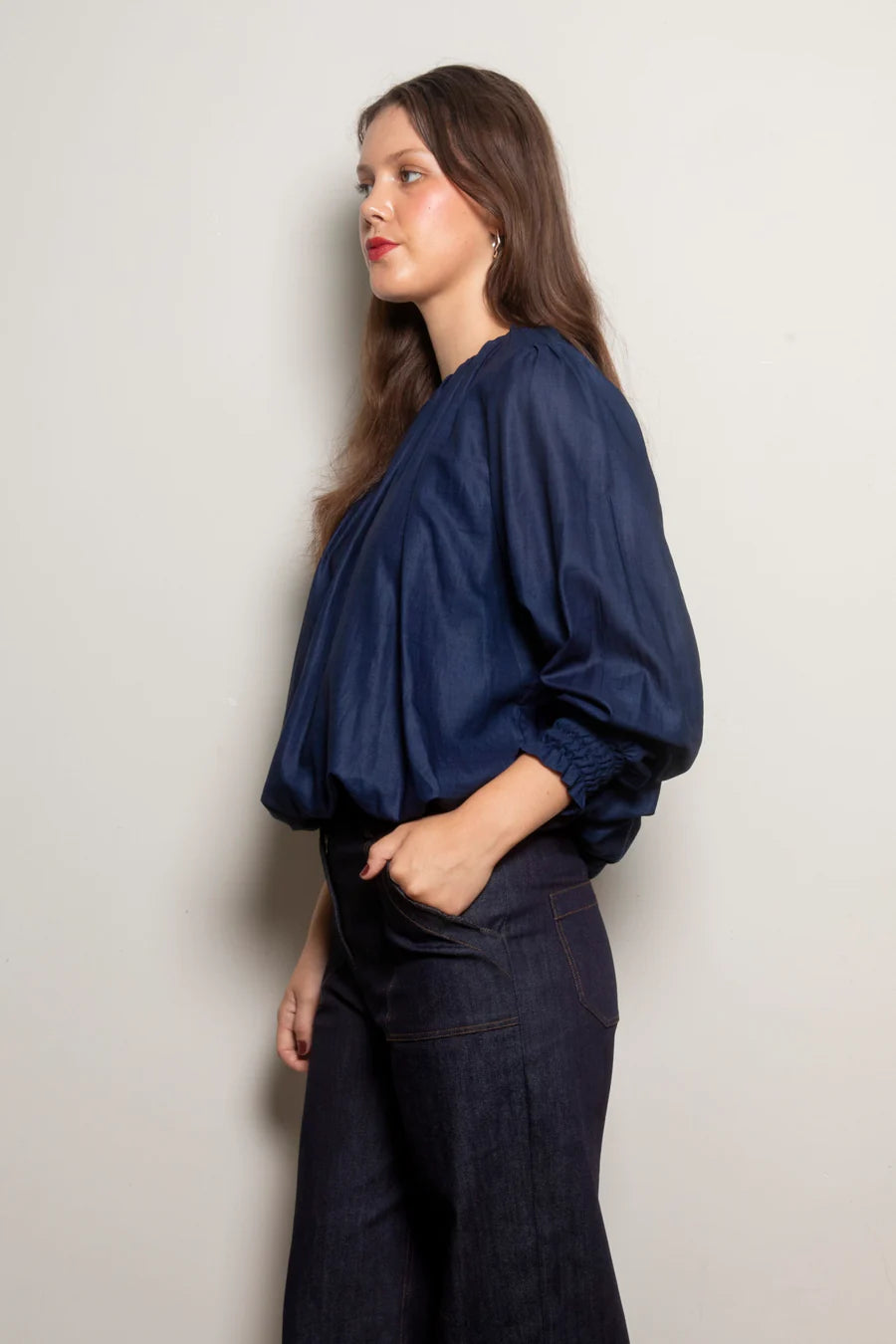 Dalston Cherie Top - Marine