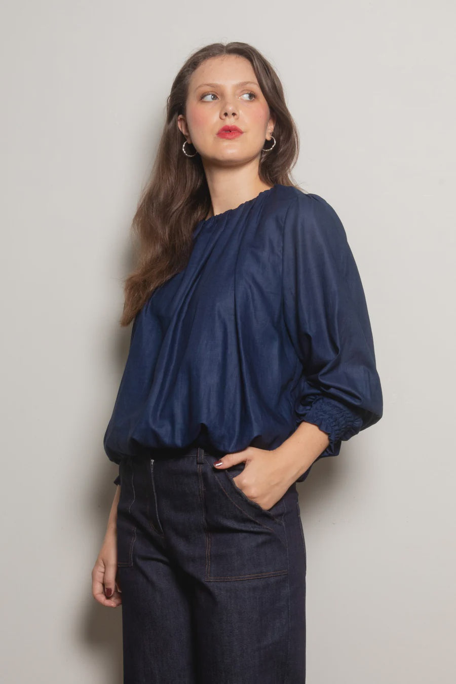 Dalston Cherie Top - Marine