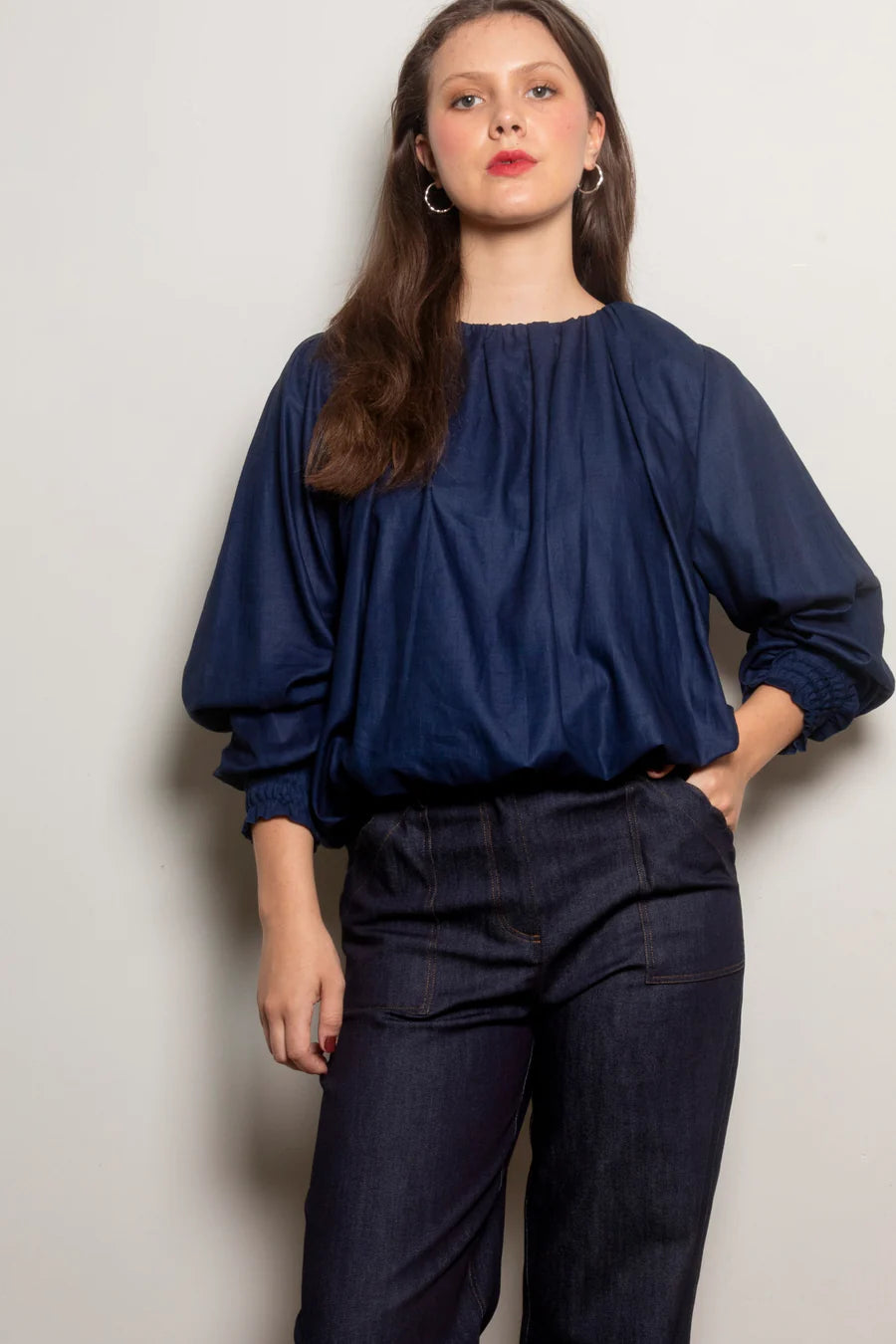 Dalston Cherie Top - Marine