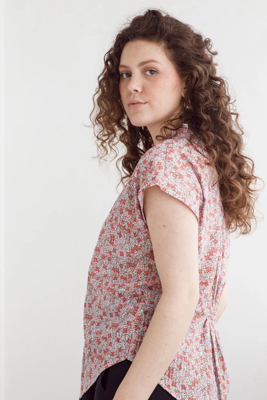 Dalston Esme Top - Floral Glitter