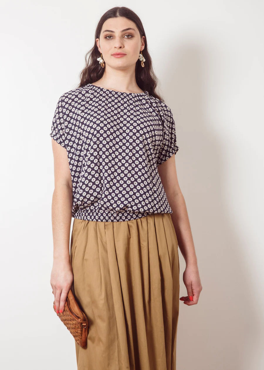 Dalston Izzy Top - Ink Print