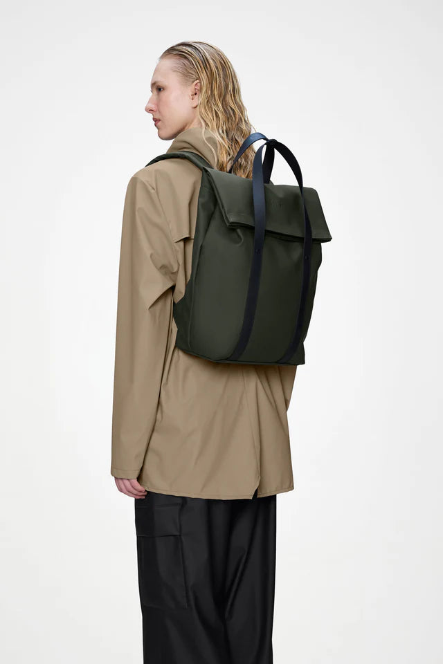 Rains 2 Way Tote Backpack - Green