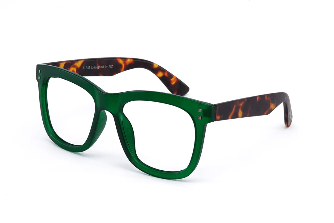 Daily Eyewear 11am Reading Glasses - Green