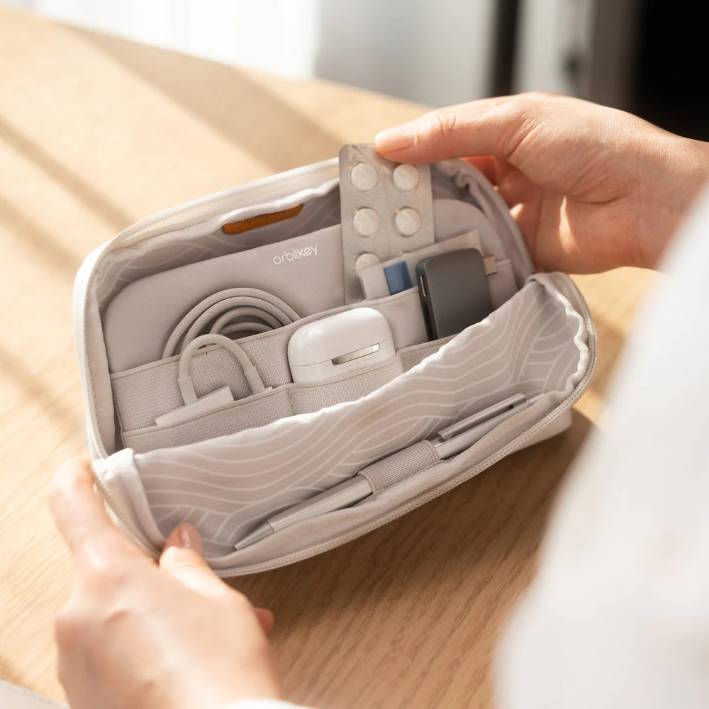 Orbitkey Konmari Desk Pouch - Stone
