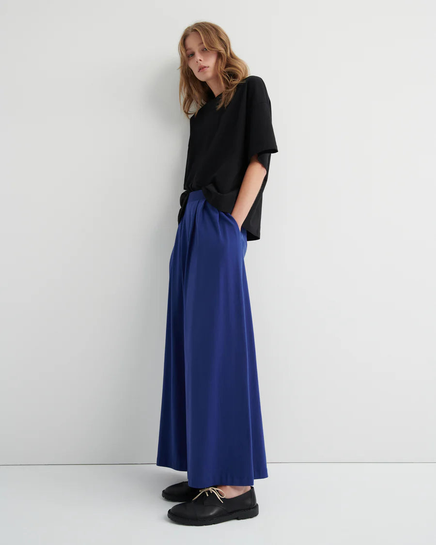 Kowtow Drape Pant - Factory Blue