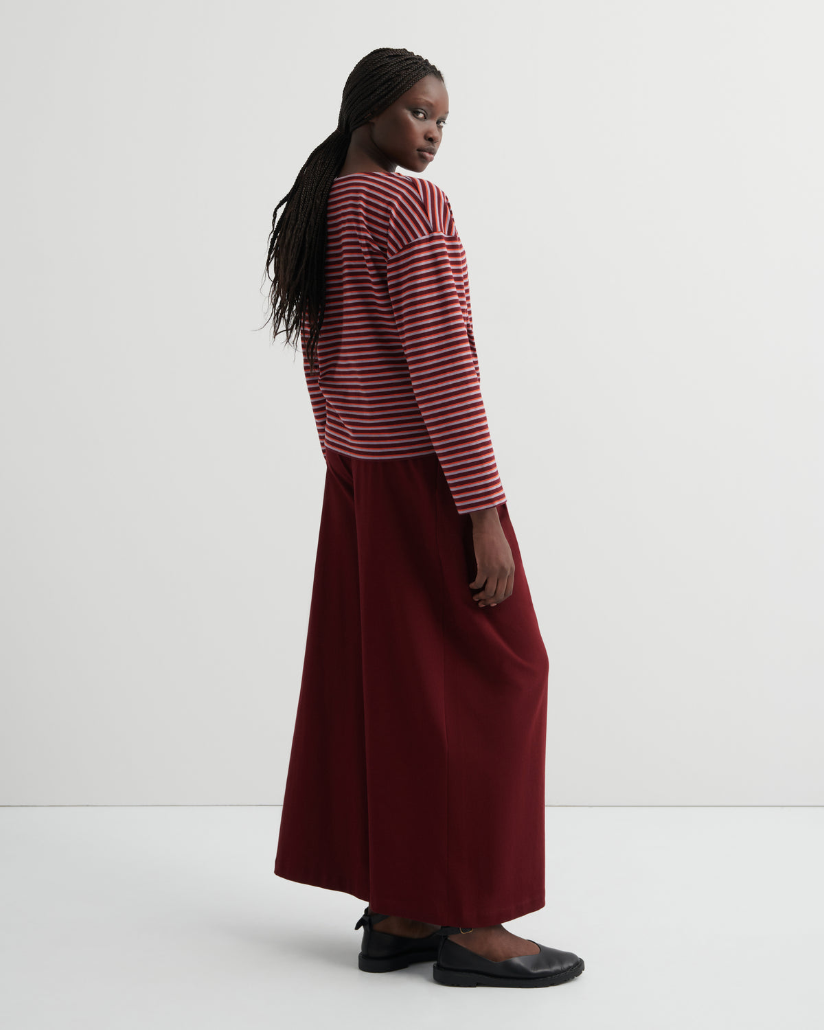 Kowtow Drape Pant - Maroon