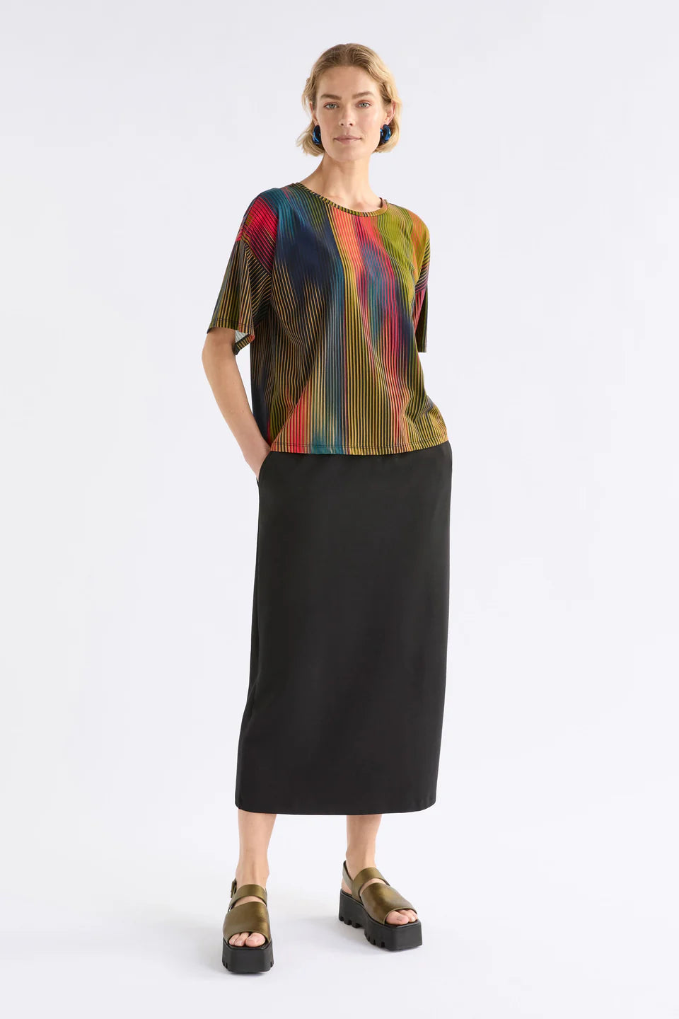 Elk Kyla Tee - Arran Stripe Print