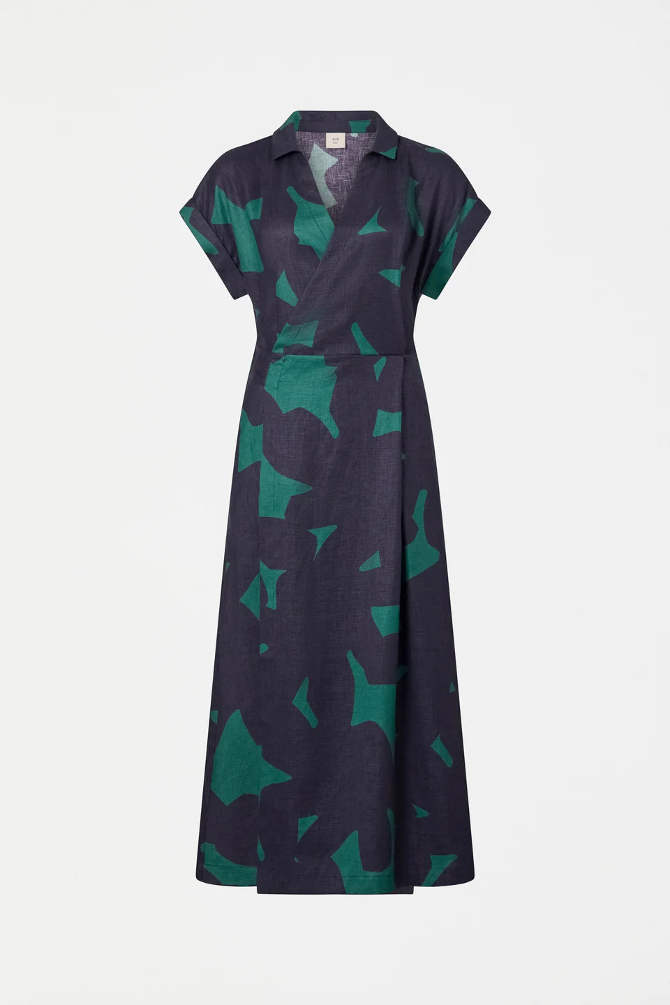 Elk Minnen Wrap Dress -Teal Tera