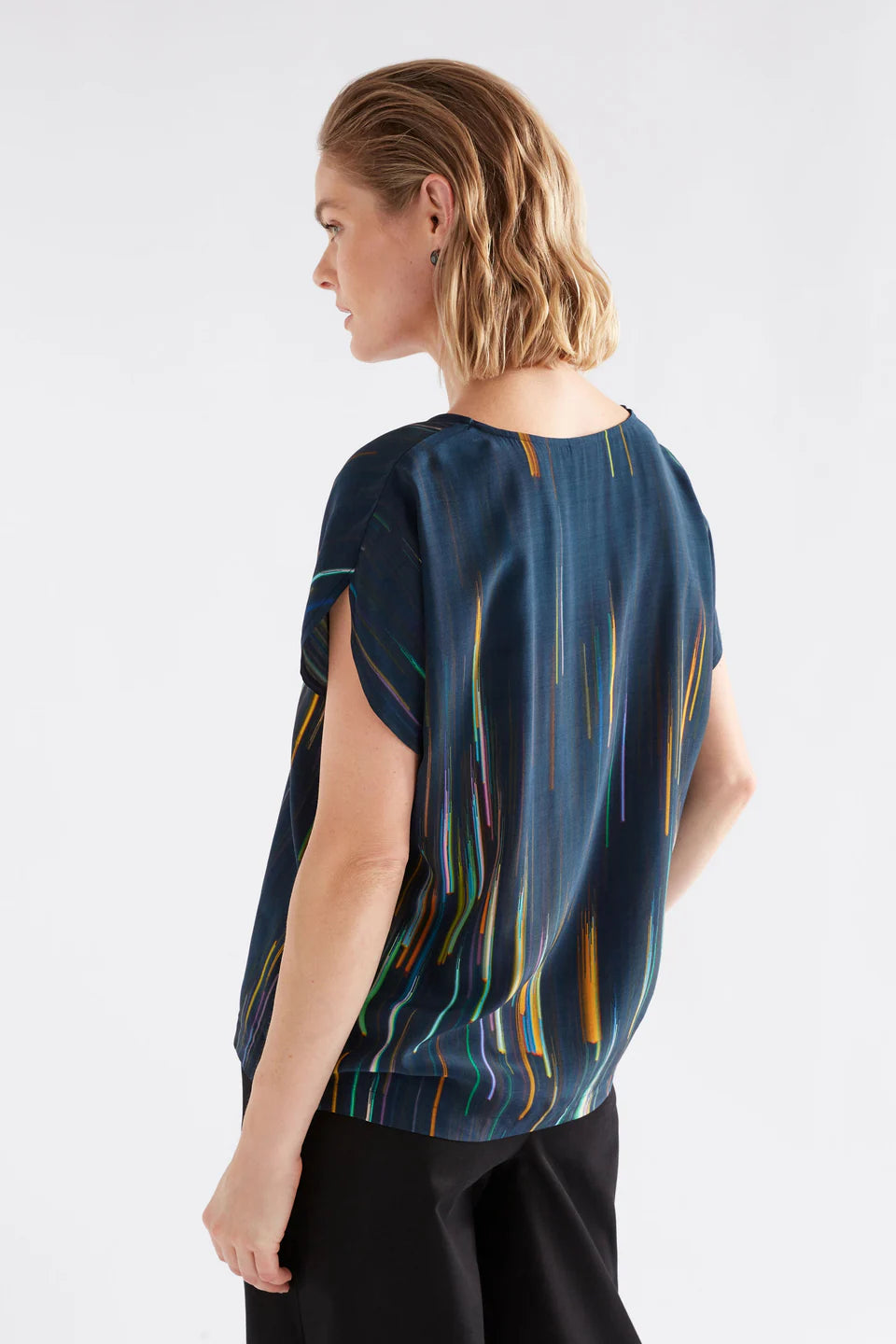 Elk Kayra V Neck Top - Alinea Print