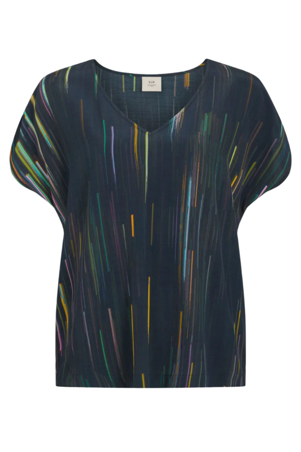 Elk Kayra V Neck Top - Alinea Print