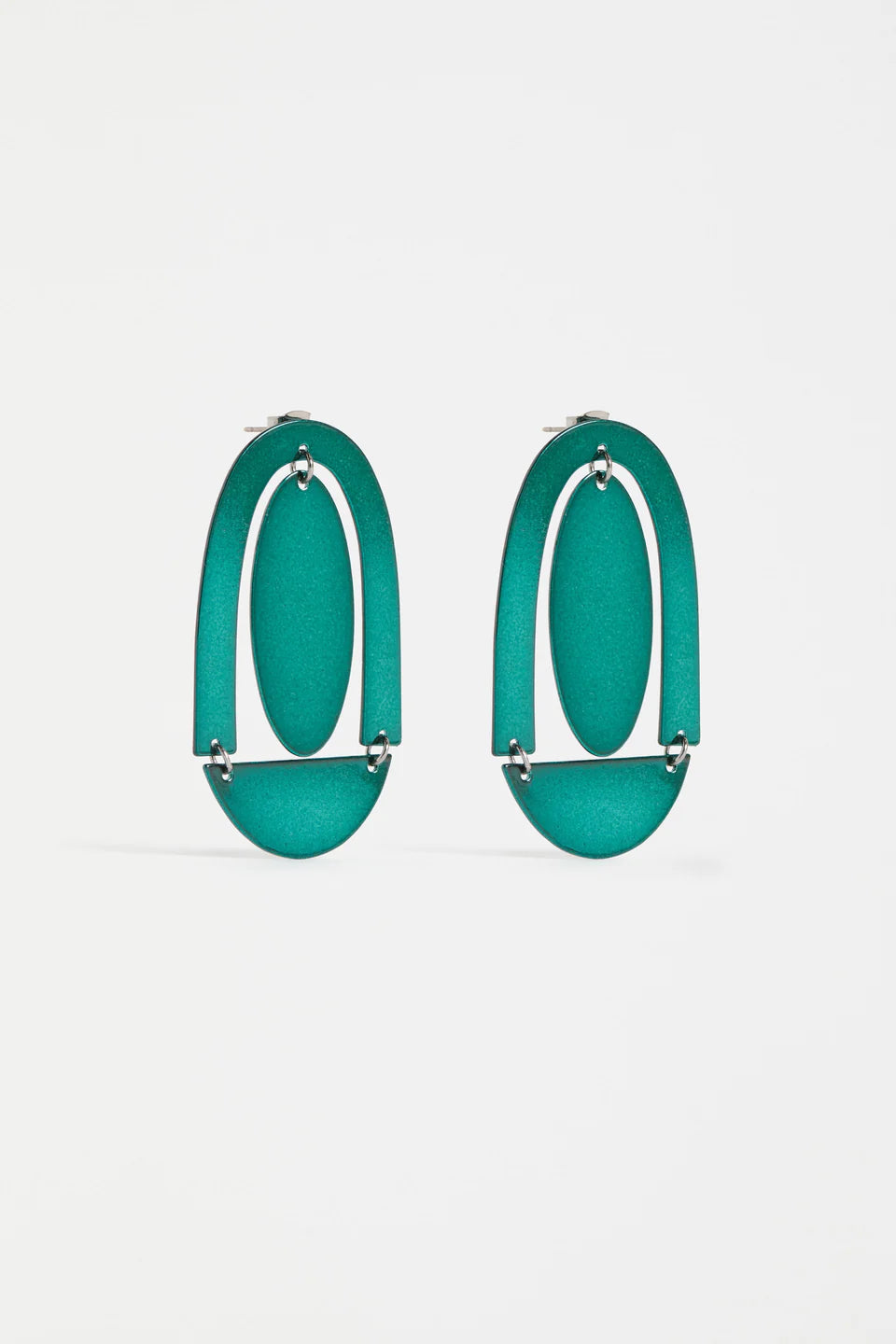 Elk Dadem Drop Earring - Forest Green