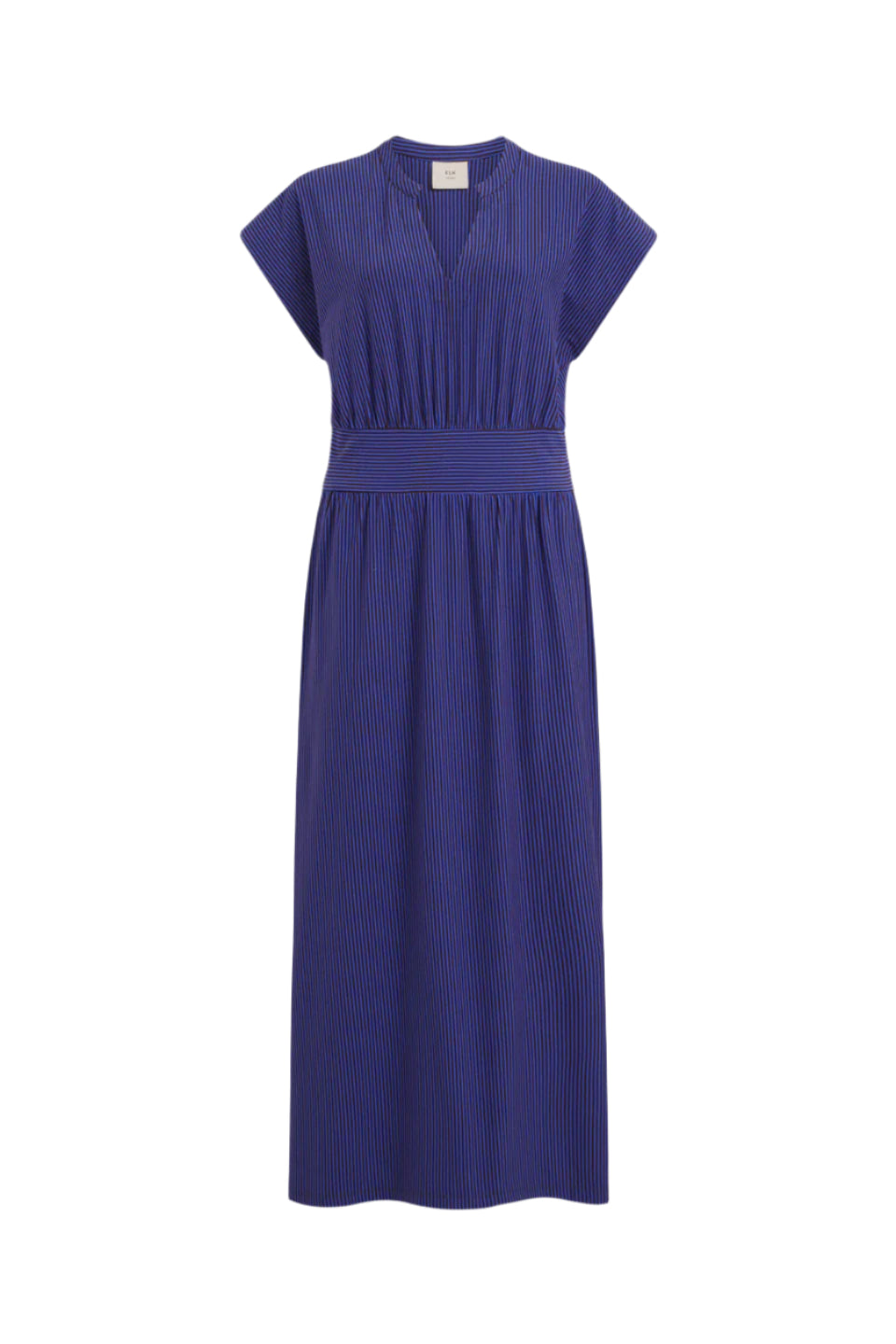 Elk Evve Dress - Chocolate / Cobalt