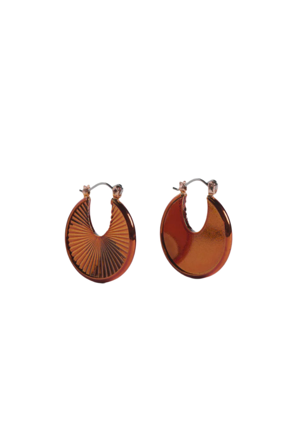 elk saku hoop earring copper