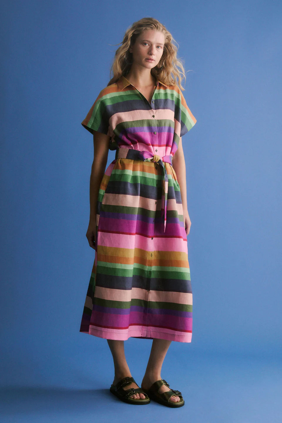 Elk Tilko Linen Shirt Dress - Lysbro