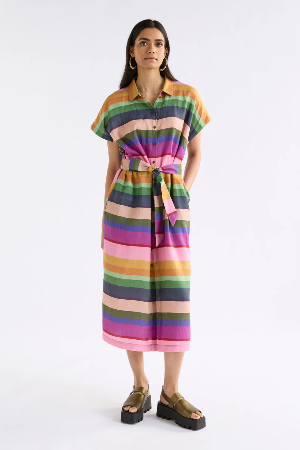 Elk Tilko Linen Shirt Dress - Lysbro