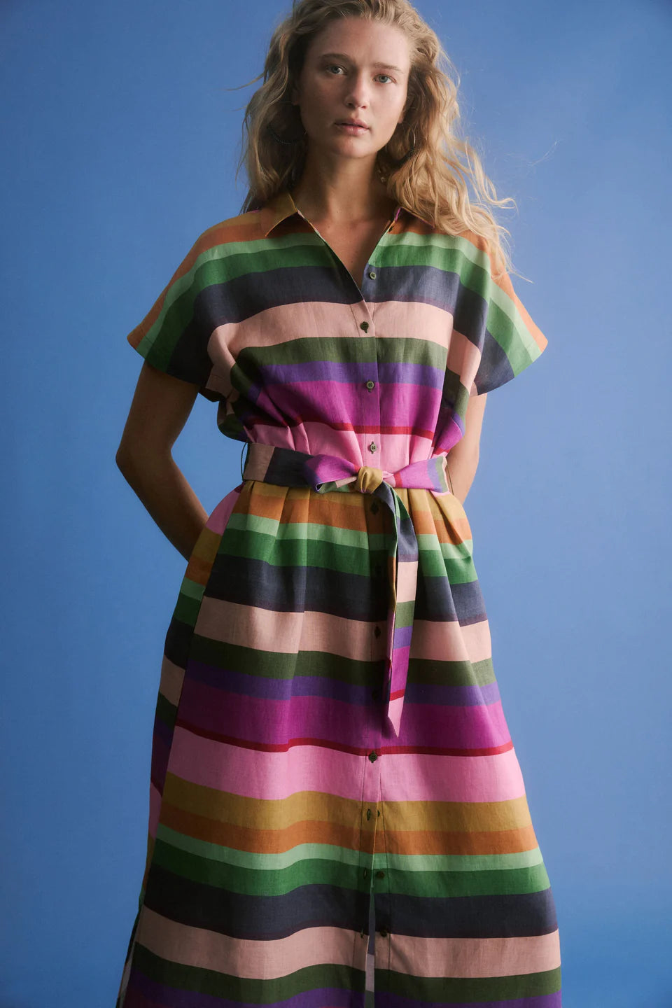 Elk Tilko Linen Shirt Dress - Lysbro