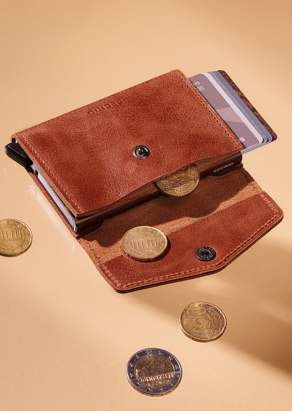 Secrid Envelope Wallet - Cognac