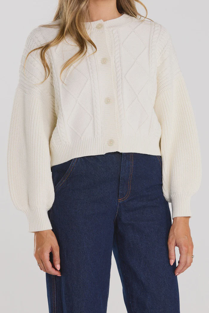 Thing Thing Flourish Cardigan - Milkyway