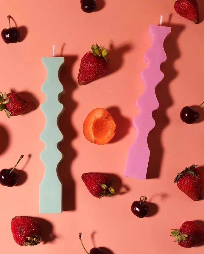 Make Your Own Wavy Candle Sticks