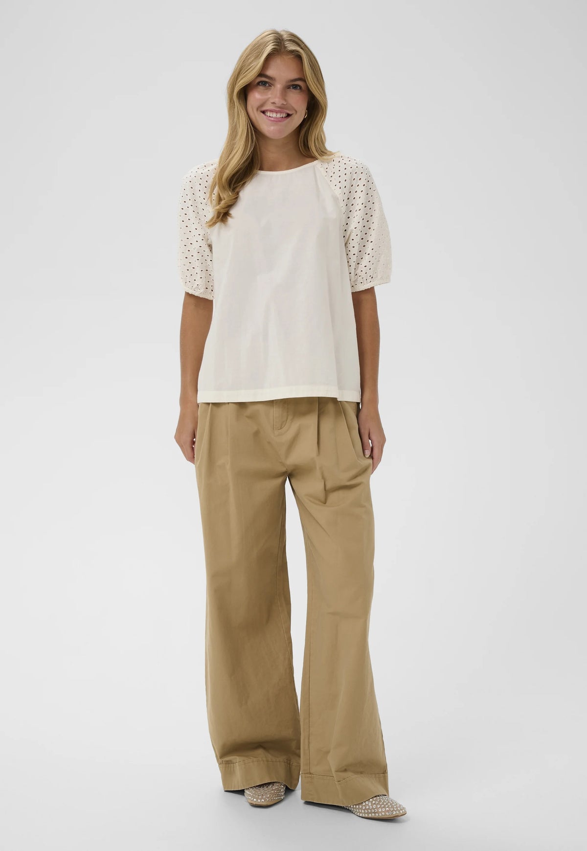 Saint Tropez Pala Blouse - Ice