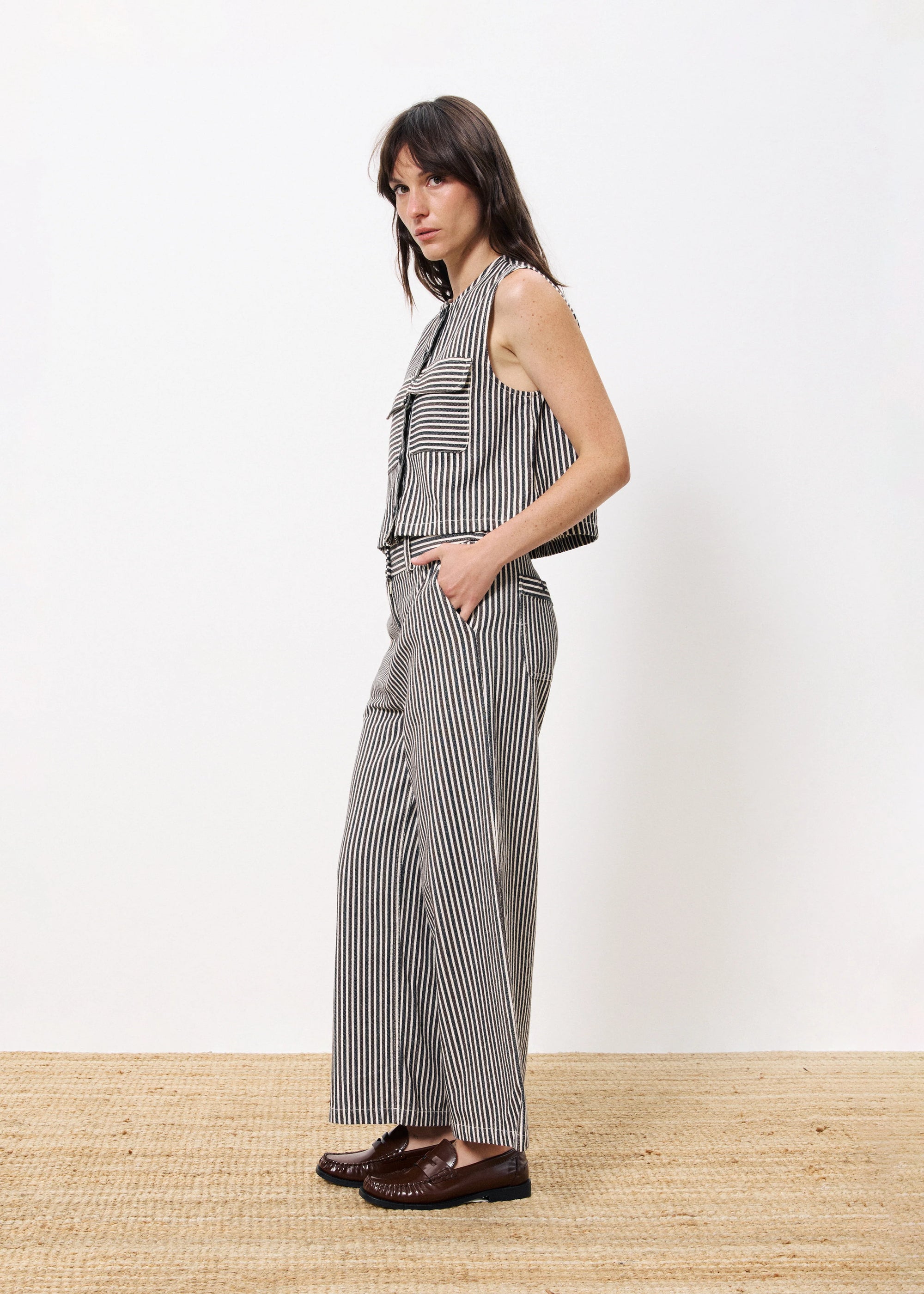 FRNCH Sadet Vest - Chocolat