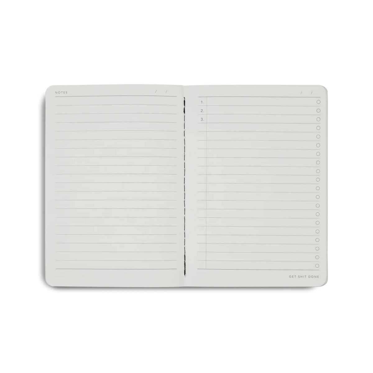 Get Shit Done Minimal Notebook A6 - Sand