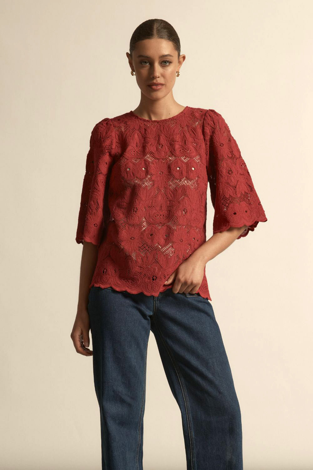 Zoe Kratzmann Glisten Top - Raspberry