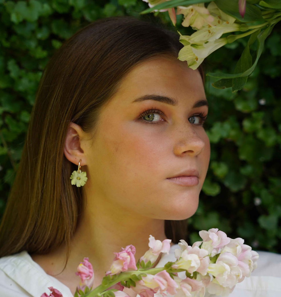 Hagen & Co Wildflower Earrings - Pearl