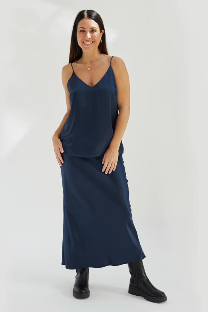 Dear Sutton Harper Skirt Blue ink