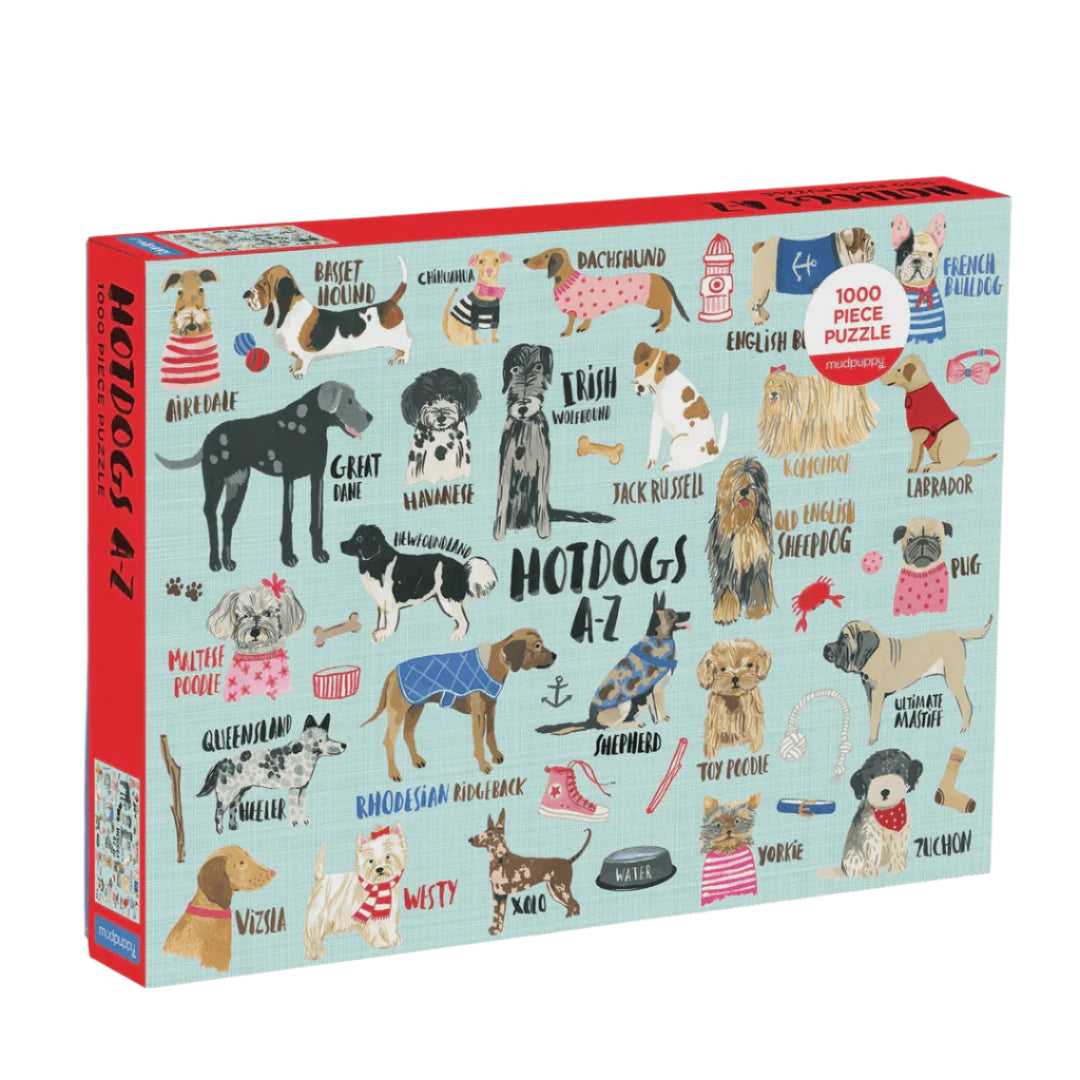 Hotdogs A - Z Puzzle 1000pc