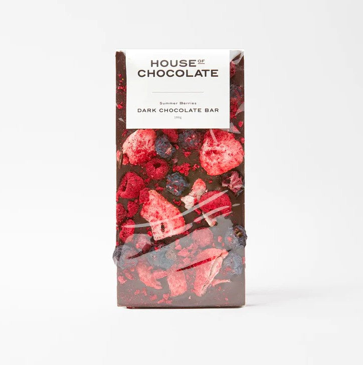 House of Chocolate Summer Berry Dark Chocolate Bar