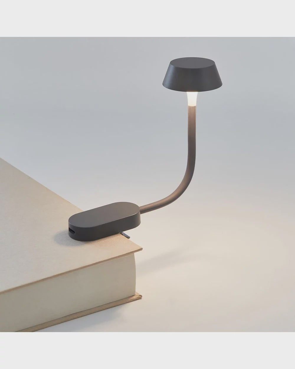 Lexon Mimi Clip-On Reading Light - Gunmetal