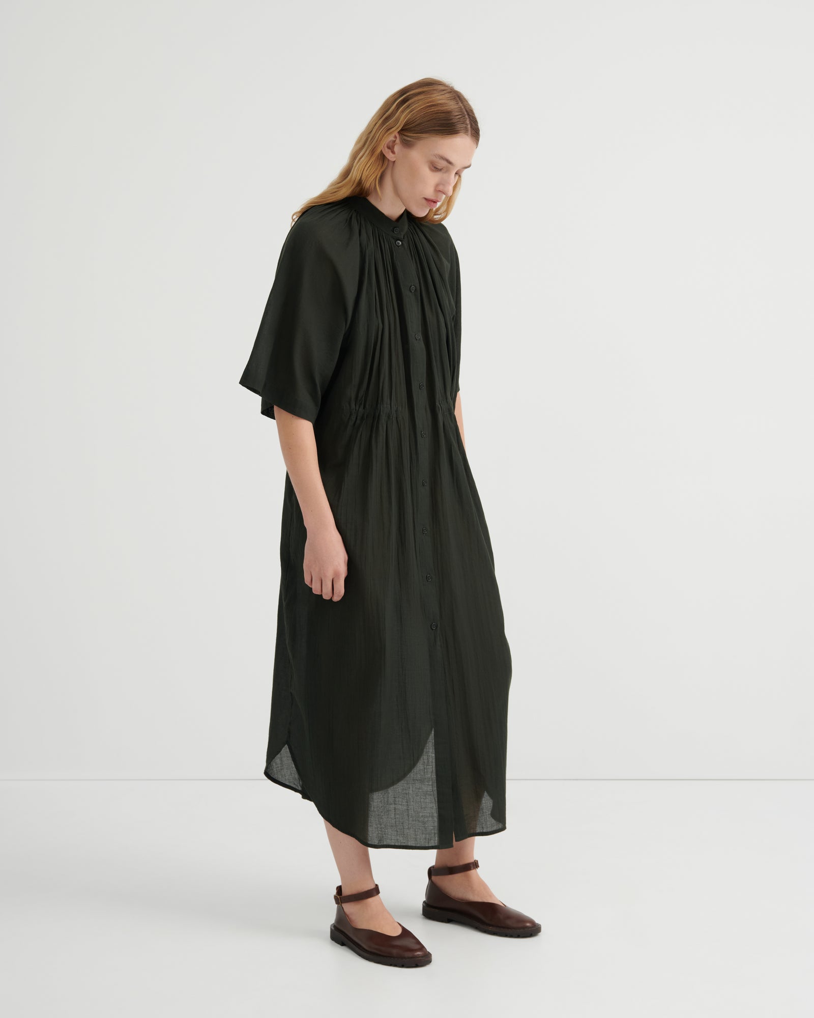 Kowtow Intuition Dress - Dark Forest