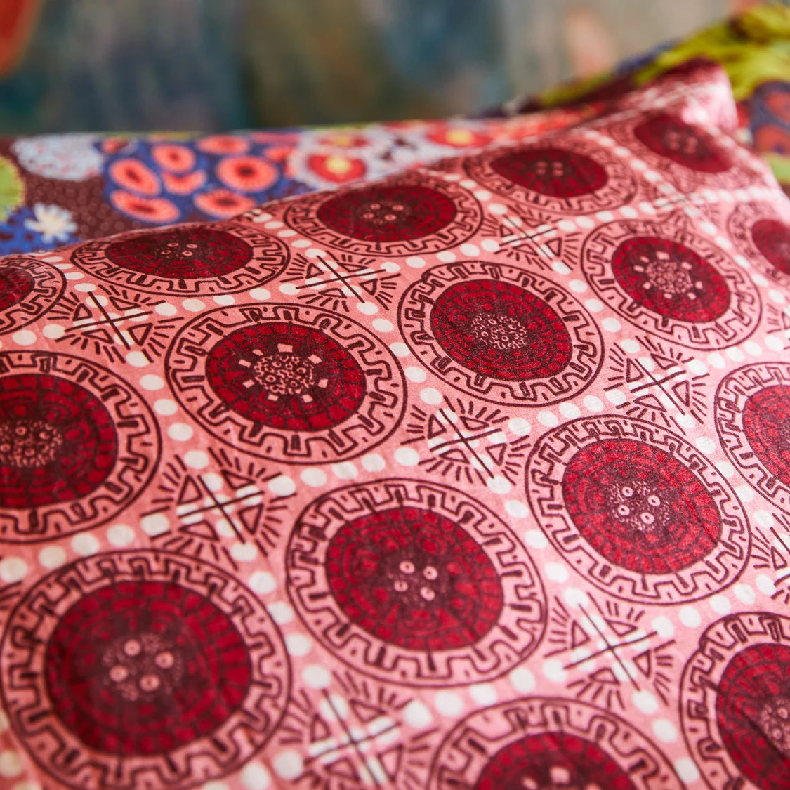 Sage and Clare Gabriella Cushion - Hibiscus