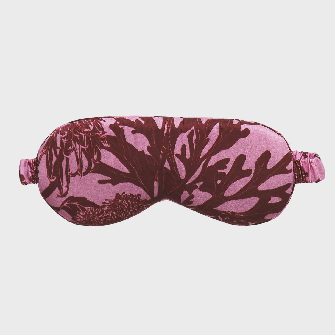 Sage and Clare Delphine Silk Eye Mask - Orchid
