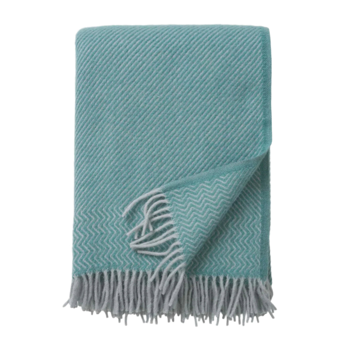 Klippan Bazaar Lambswool Blanket - sapphire blue