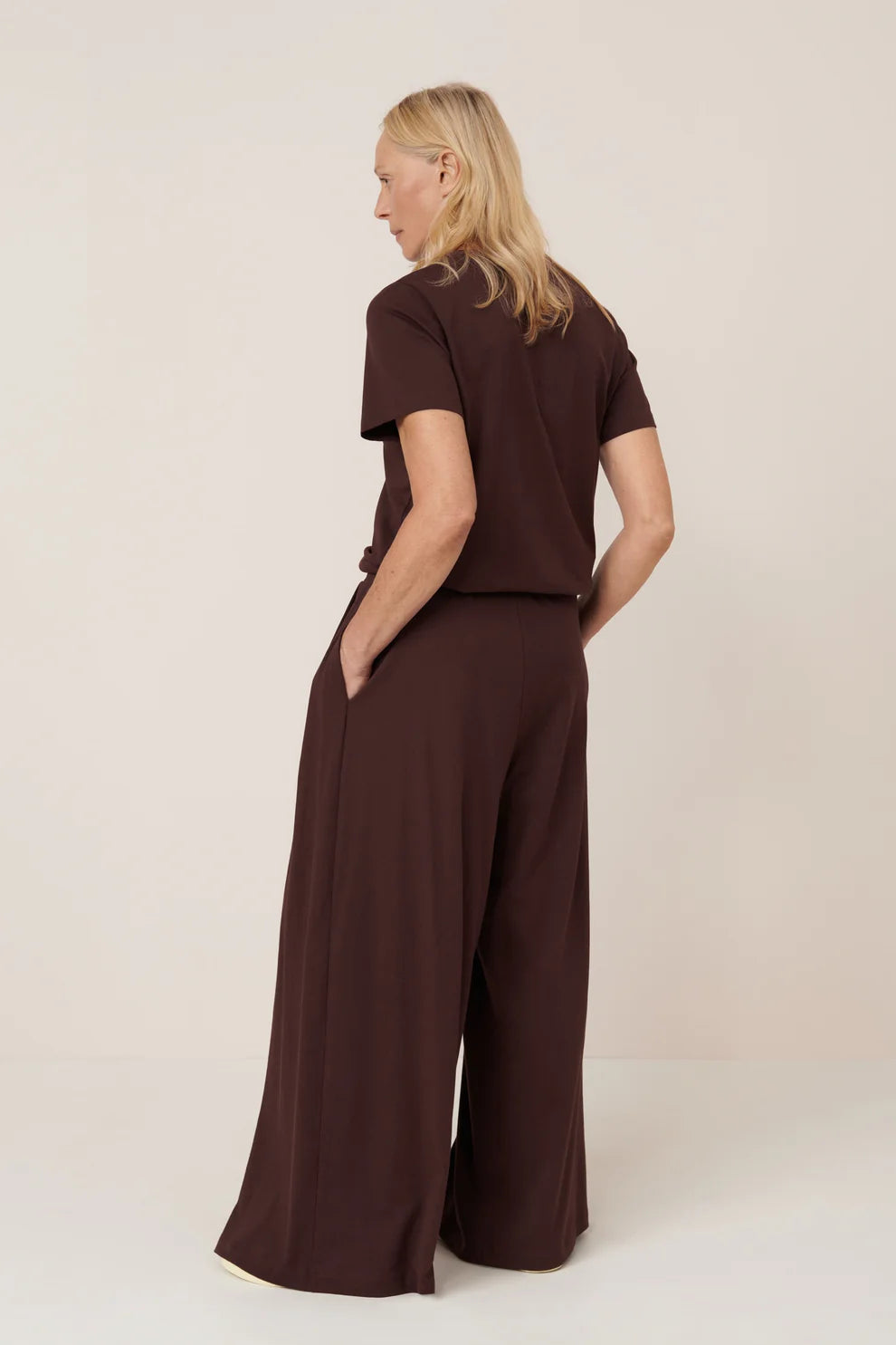 Kowtow Drape Pant - Mahogany