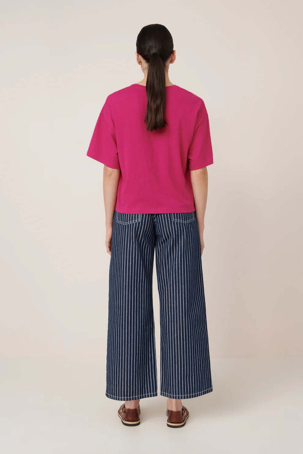 Kowtow Light Boxy Tee - Magenta