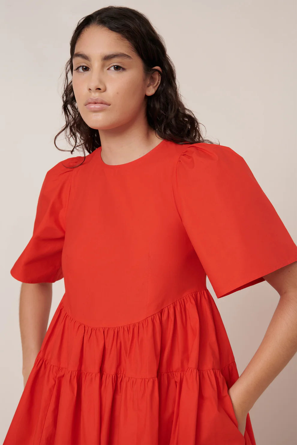 Kowtow Maquette Dress - Scarlet