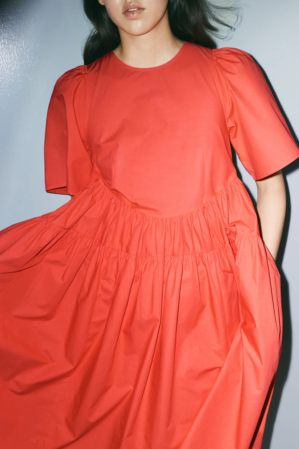 Kowtow Maquette Dress - Scarlet