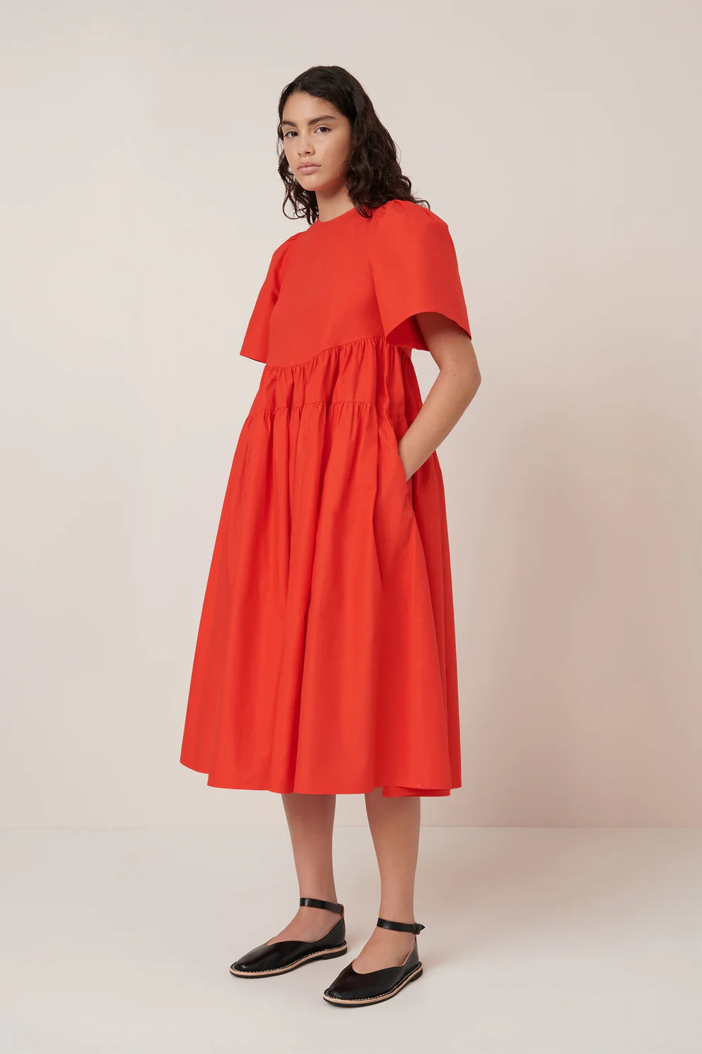 Kowtow Maquette Dress - Scarlet