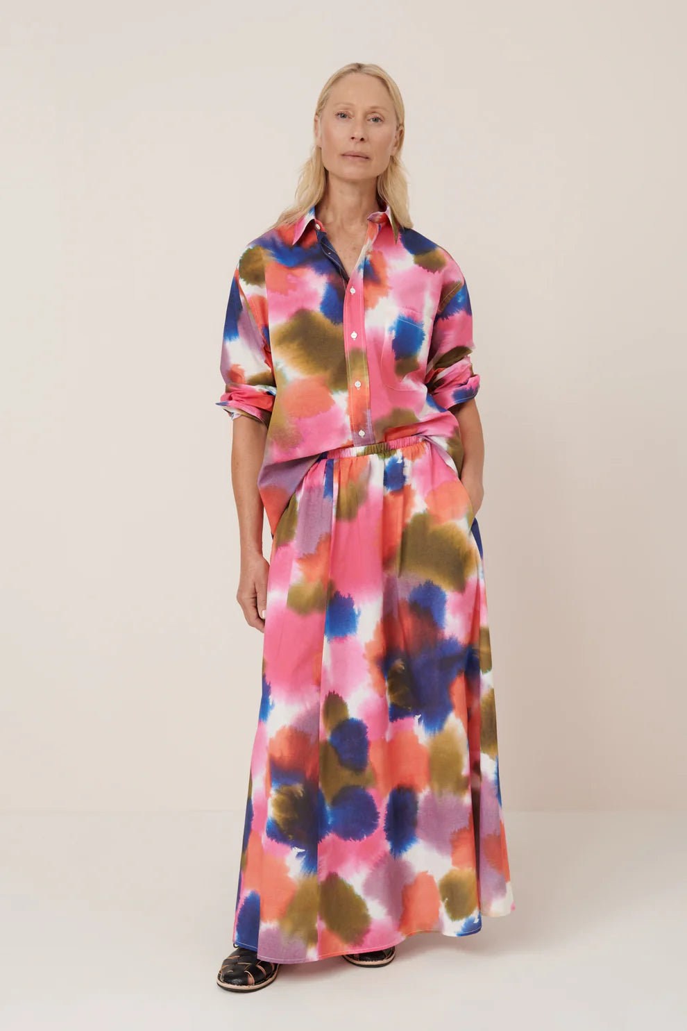 Kowtow Muse Skirt - Watercolour