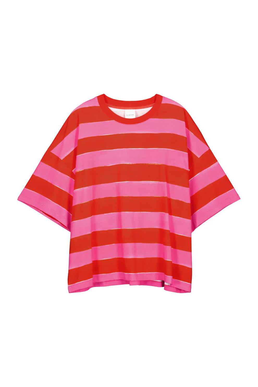 Kowtow Oversized Boxy Tee - Painted Stripe