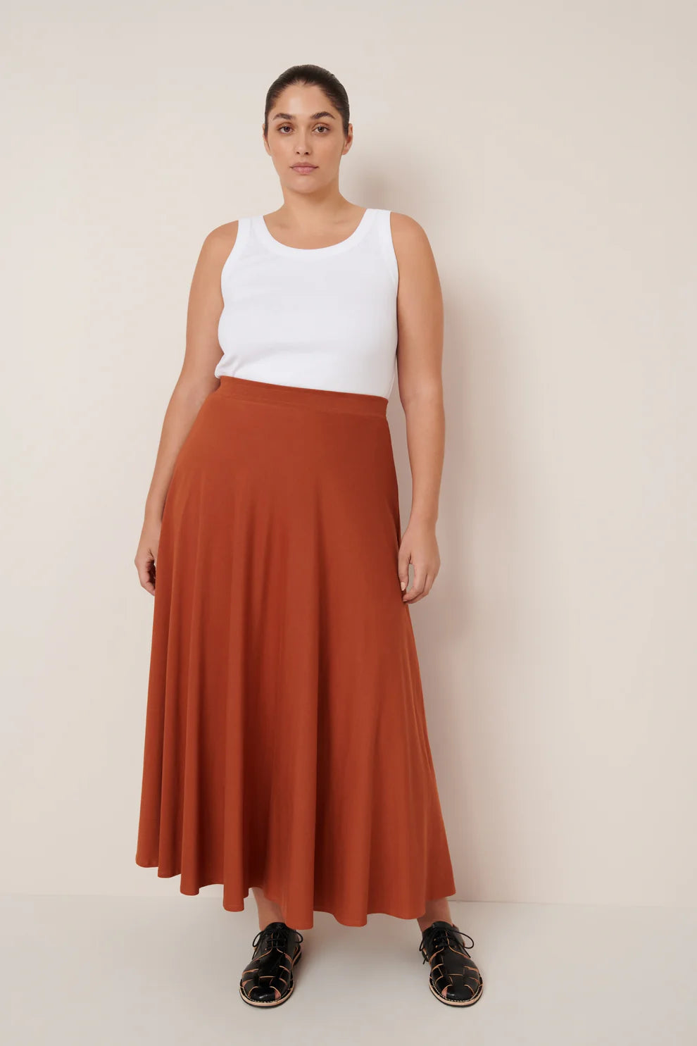 Kowtow Sphere Skirt - Clay Red