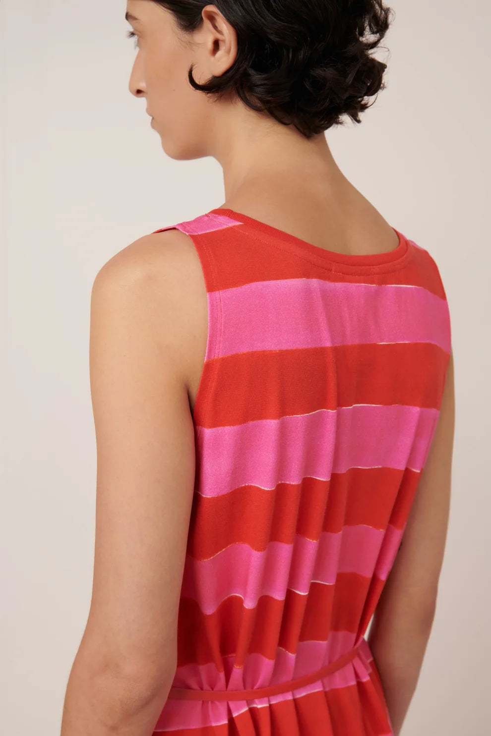 Kowtow Tank Swing Dress - Painted Stripe