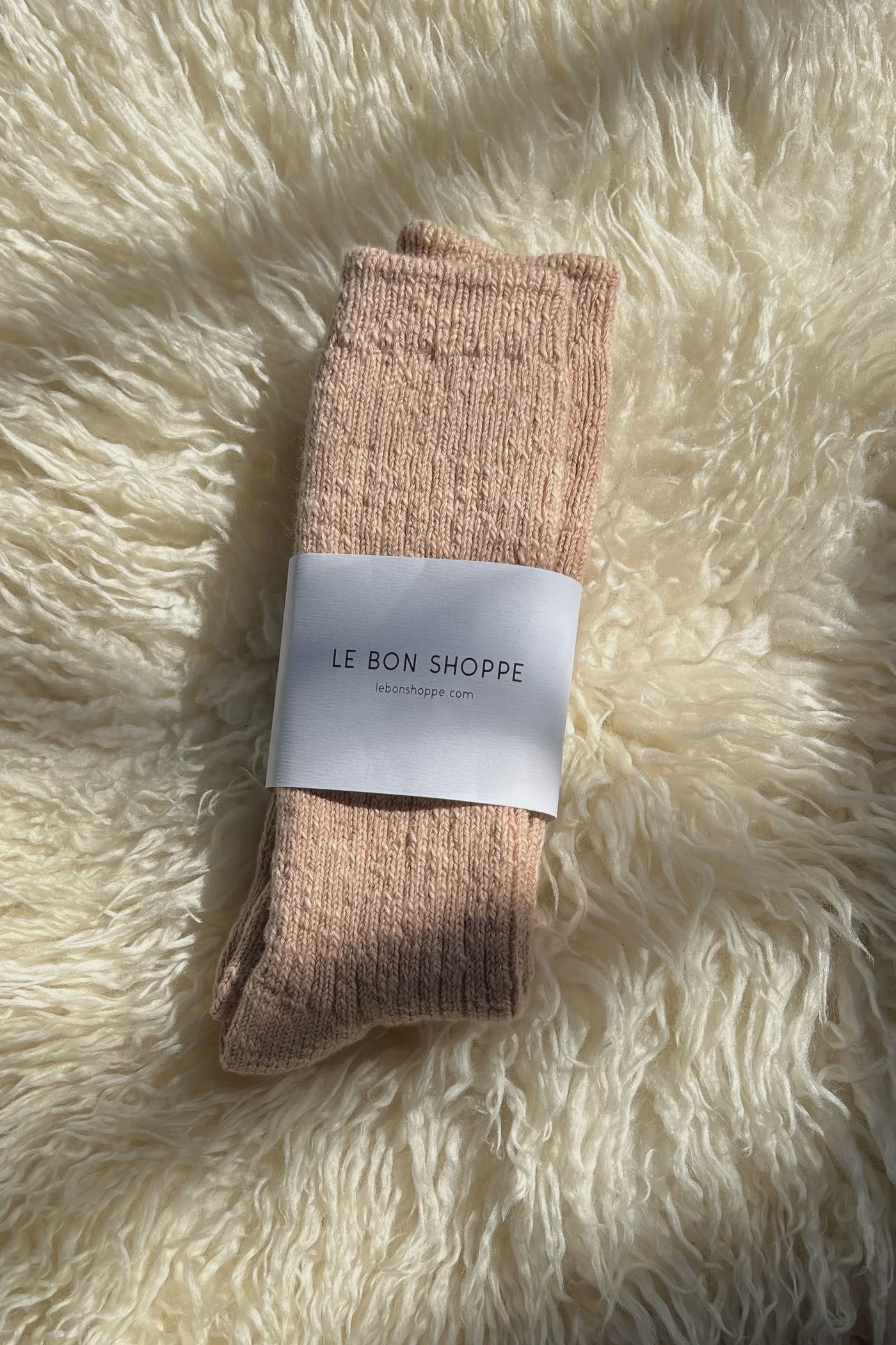 Le Bon Shoppe Cottage Socks - Peachy Keen